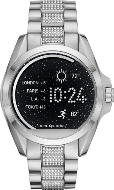 michael kors access smartwatch bradshaw silver|michael kors gen bradshaw smartwatch.